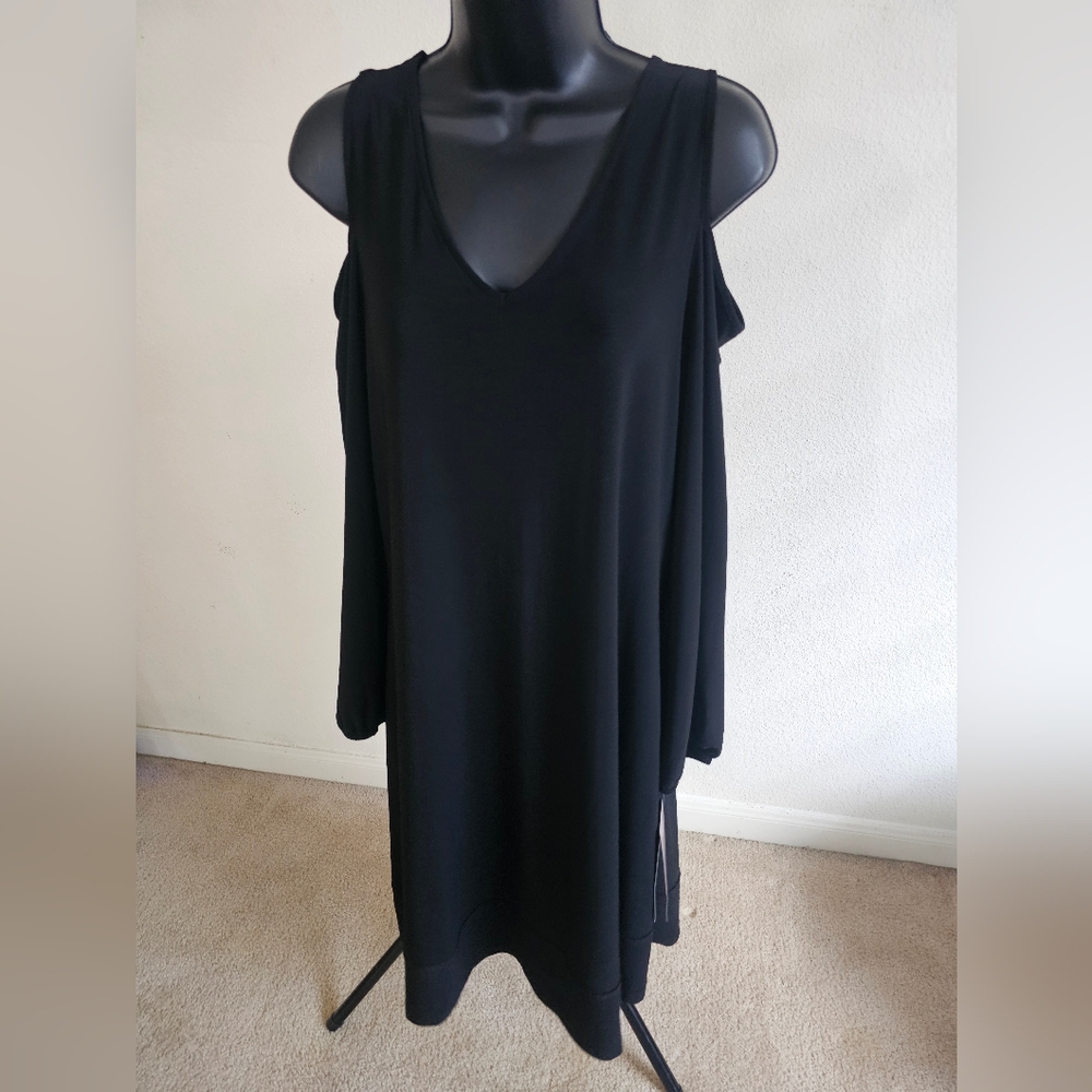 Open shoulder dress